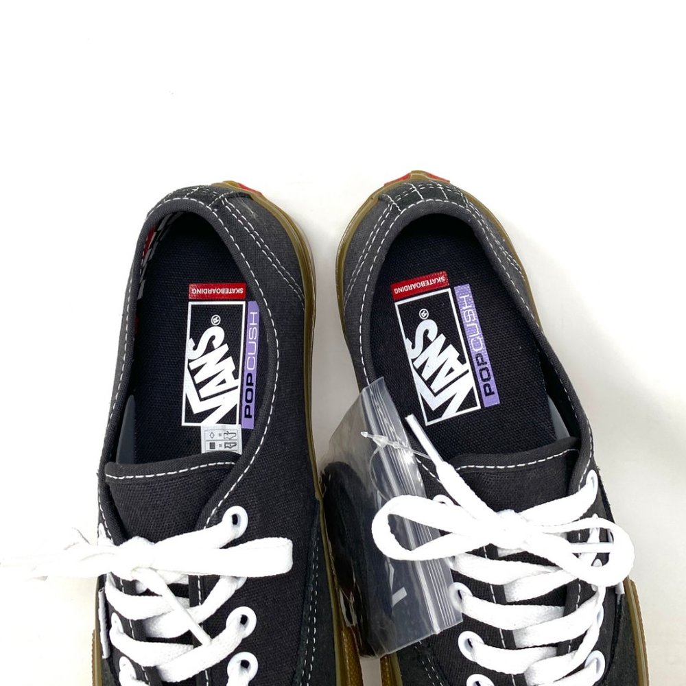 VANS Skate Authentic Shoes Women's Raven Gym Suede Canvas Black Size VN0A5FC8241 - Picture 3 of 9